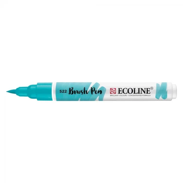 Talens Ecoline Brush Pen Fırça Uçlu Kalem 522 Turquoise Blue