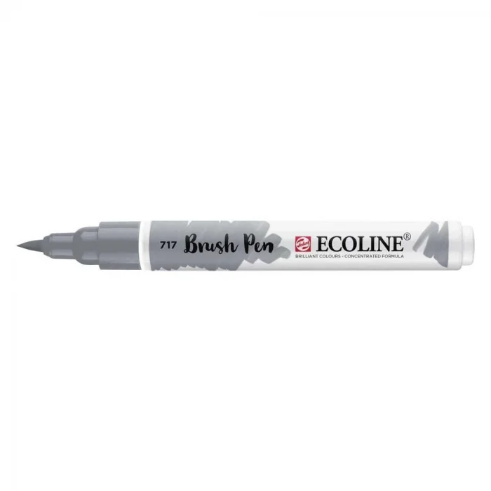 Talens Ecoline Brush Pen Fırça Uçlu Kalem 717 Cold Grey