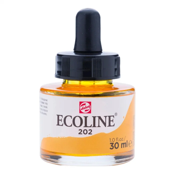 Talens Ecoline Sıvı Suluboya 30 ml. 202 Deep Yellow