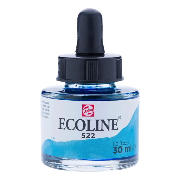 Talens Ecoline Sıvı Suluboya 30 ml. 522 Turquoise Blue