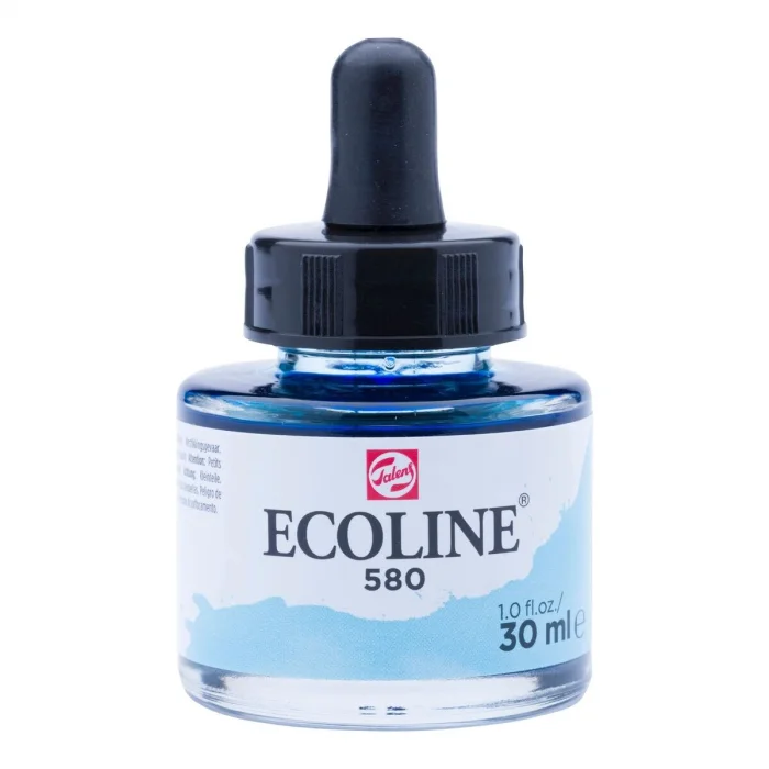Talens Ecoline Sıvı Suluboya 30 ml. 580 Pastel Blue