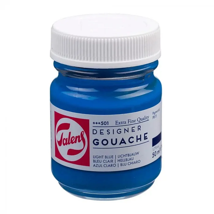 Talens Guaj Boya 50 ml. 501 Light Blue (Cyan)