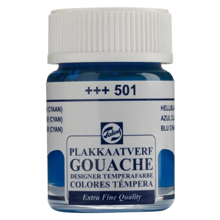Talens Guaj Boya 501 Light Blue