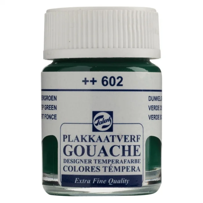 Talens Guaj Boya 602 Deep Green
