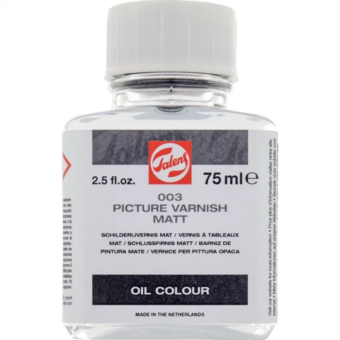 Talens Picture Varnish Matt 003 Mat Resim Verniği 75 ml.