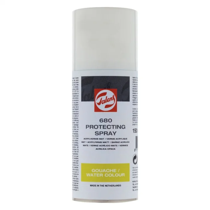 Talens Protecting Spray 680 Suluboya ve Guaj Koruyucu Sprey Vernik 150 ml.