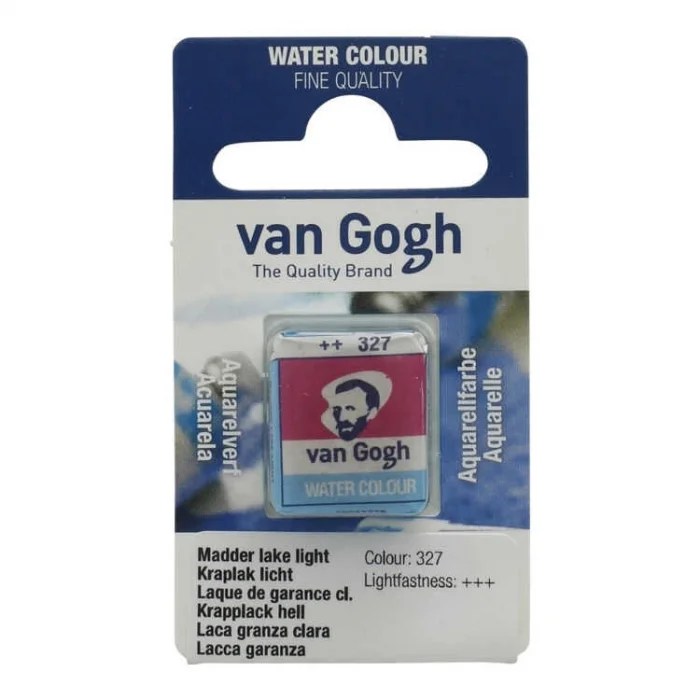 Talens Van Gogh 1/2 Tablet Sulu Boya 327 Madder Lake Light