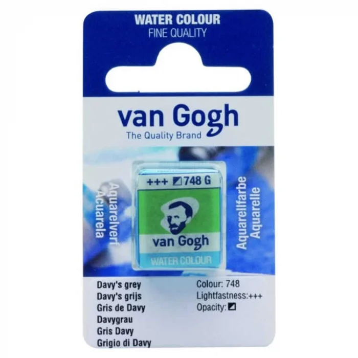 Talens Van Gogh 1/2 Tablet Sulu Boya 748 Davys Grey