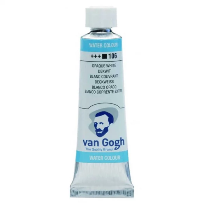 Talens Van Gogh 10 ml. Tüp Sulu Boya 106 Opaque White