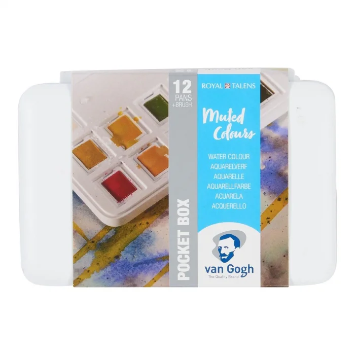 Talens Van Gogh Tablet Sulu Boya Seti 12 Renk Muted Colours