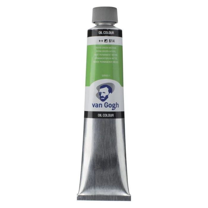 Talens Van Gogh Yağlı Boya 200 ml. 614 Permanent Green Medium