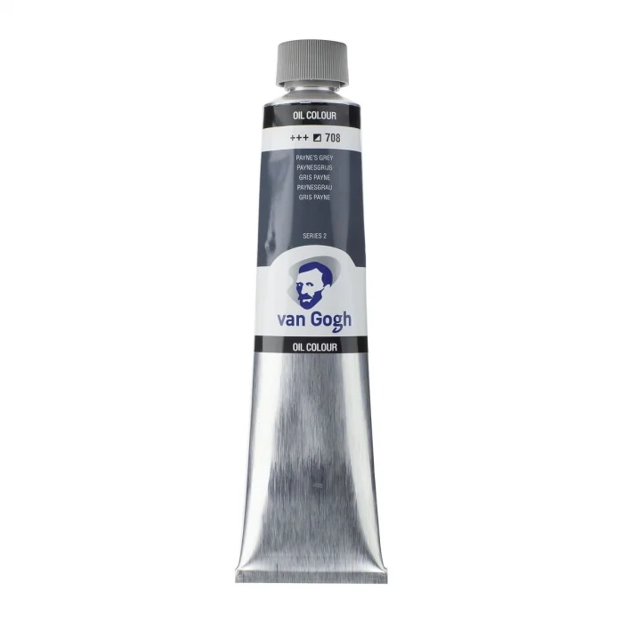 Talens Van Gogh Yağlı Boya 200 ml. 708 Paynes Grey