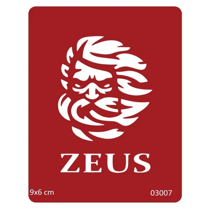Tanrı Zeus Geçici Dövme Deseni