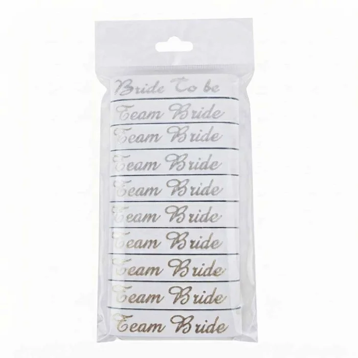 Team Bride Temalı Bileklik Seti 10lu