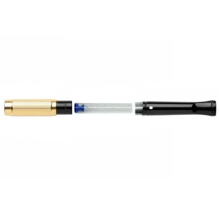 The White Spot Ejektörlü Sigara Ağızlığı 9mm İçin Gold Line