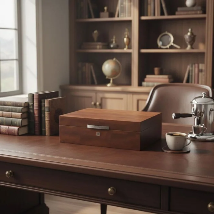 The White Spot Humidor Puro Kutusu Makore 100s