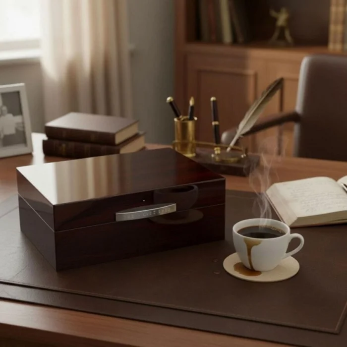 The White Spot Humidor Puro Kutusu Ziricote 50s