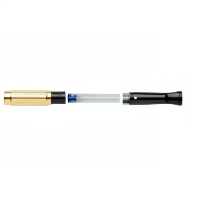 The White Spot Kısa Ejektörlü Sigara Ağızlığı 9mm İçin Gold Line