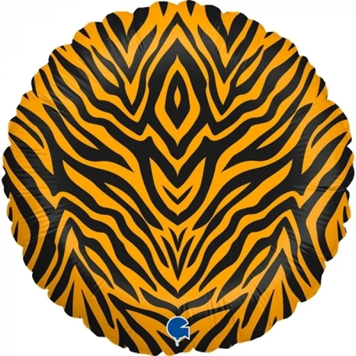Tiger Striped Grabo Folyo Balon 18