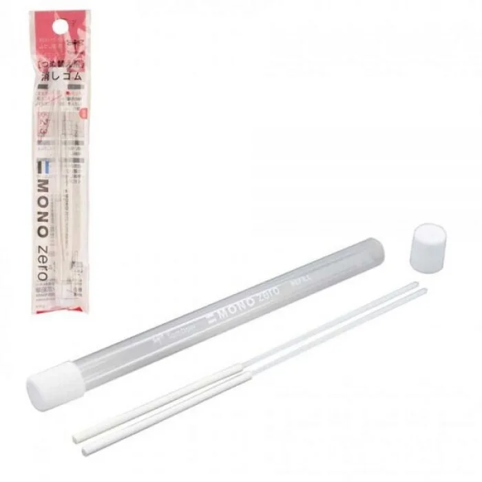 Tombow Mono Zero 2.3 mm. Yuvarlak Uçlu Kalem Silgi Yedeği 2li Paket