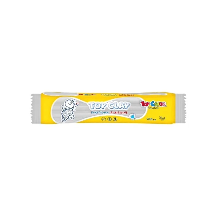 Toy Color Plastilin Kurumayan Modelleme Hamuru 500 gr. Beyaz