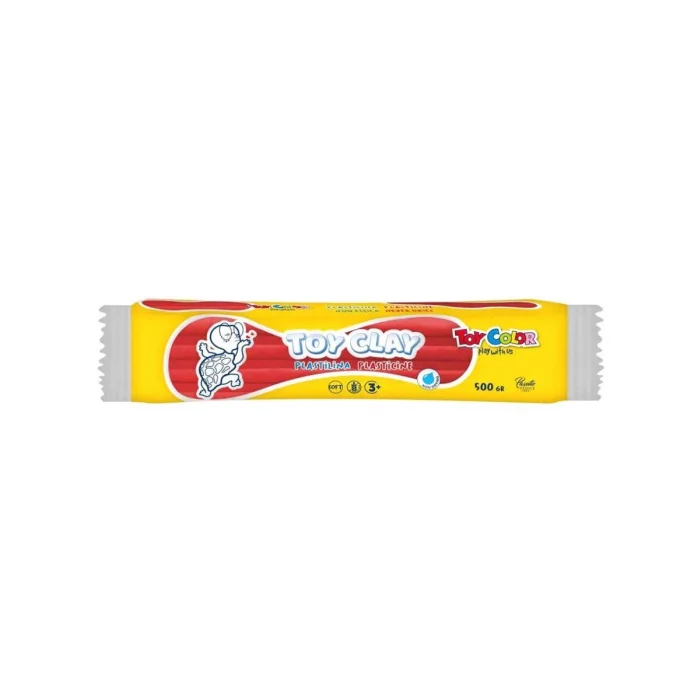 Toy Color Plastilin Kurumayan Modelleme Hamuru 500 gr. Kırmızı