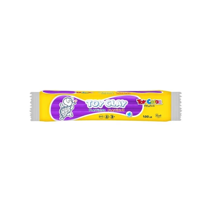Toy Color Plastilin Kurumayan Modelleme Hamuru 500 gr. Mor