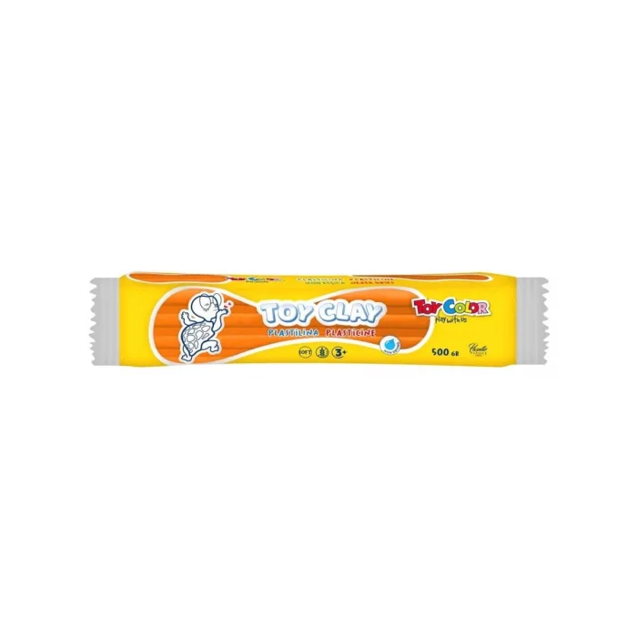 Toy Color Plastilin Kurumayan Modelleme Hamuru 500 gr. Turuncu