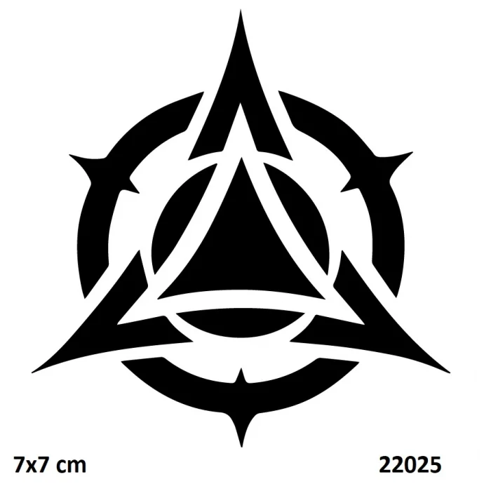Tribal Motif Geçici Dövme Şablonu