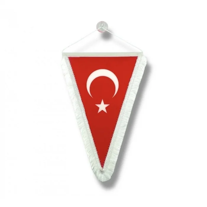 Üçgen Türk Bayrağı 20x30 cm