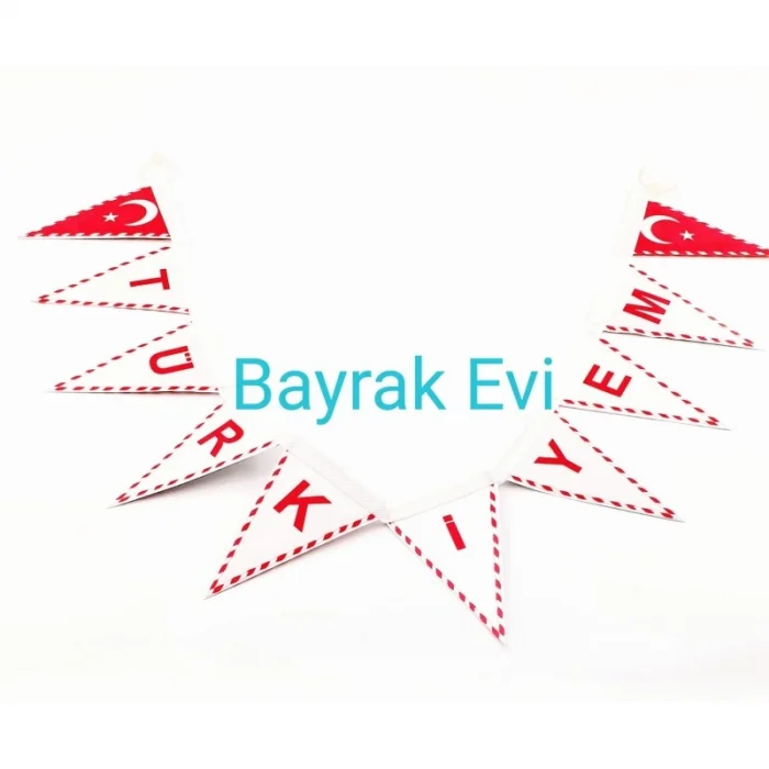 Üçgen türkiye flama 8x12 cm