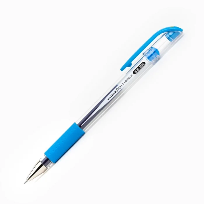 Uni-ball Signo Needle 0.38 İğne Uçlu Jel Kalem AÇIK MAVİ