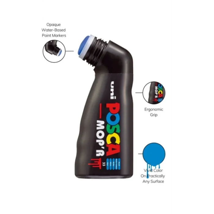 Uni Posca Mopr PCM-22 Boyama Markörü 3-19 mm. Beyaz
