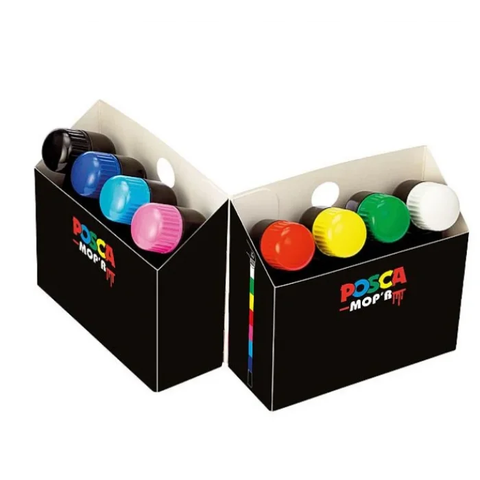 Uni Posca Mopr PCM-22 Boyama Markörü Seti 3-19 mm. 8 Renk