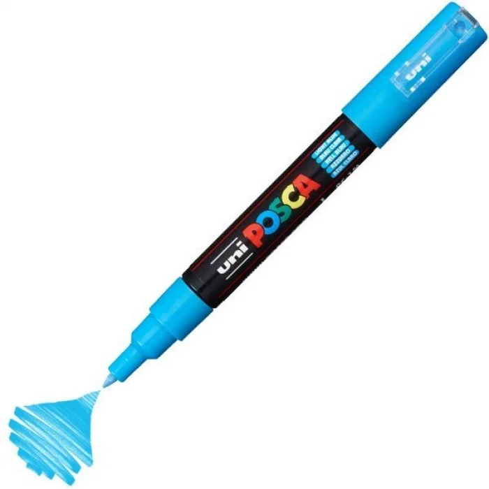 Uni Posca PC-1M Boyama Markörü 0.7 mm. AÇIK MAVİ