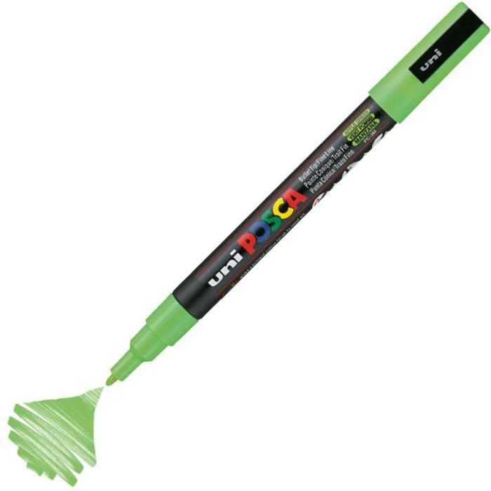 Uni Posca PC-3M Boyama Markörü 0.9-1.3 mm. ELMA YEŞİLİ