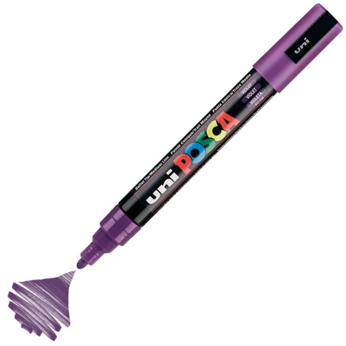 Uni Posca PC-5M Boyama Markörü 1.8-2.5 mm. MOR