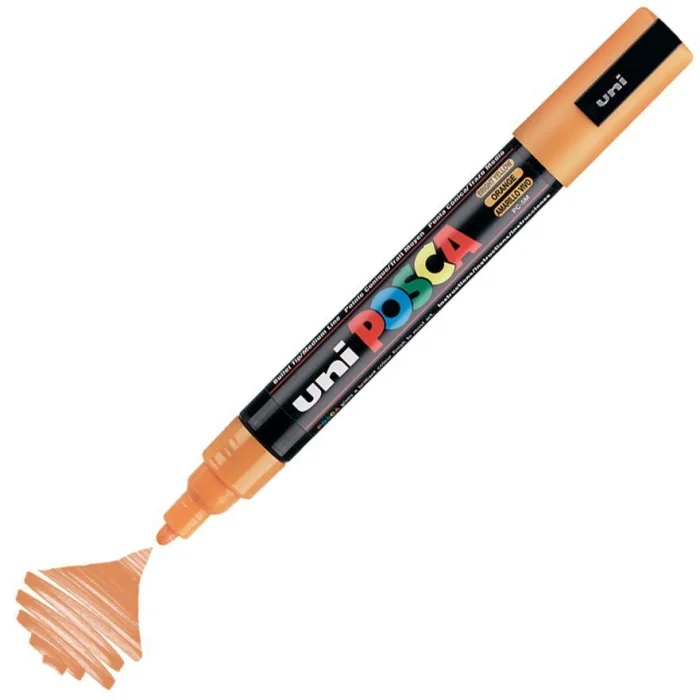 Uni Posca PC-5M Boyama Markörü 1.8-2.5 mm. PARLAK SARI