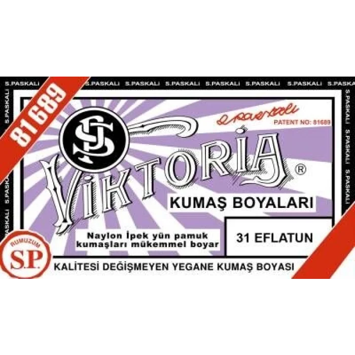 Viktoria Toz Kumaş Boyası 31 EFLATUN