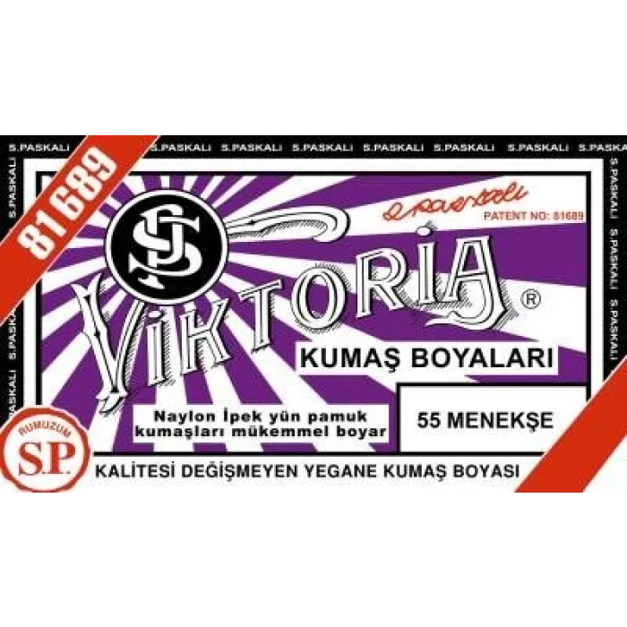 Viktoria Toz Kumaş Boyası 55 MENEKŞE