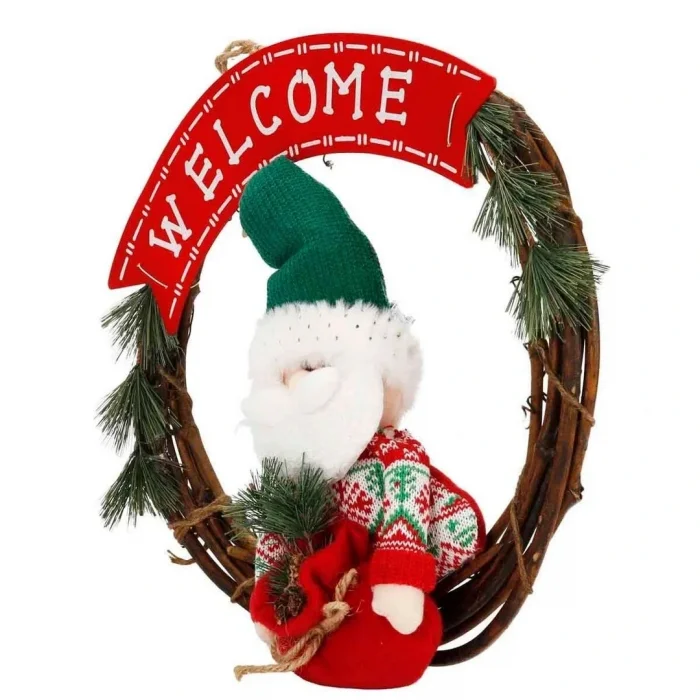 Welcome Yazılı Dekoratif Kapı Süsü 38 cm
