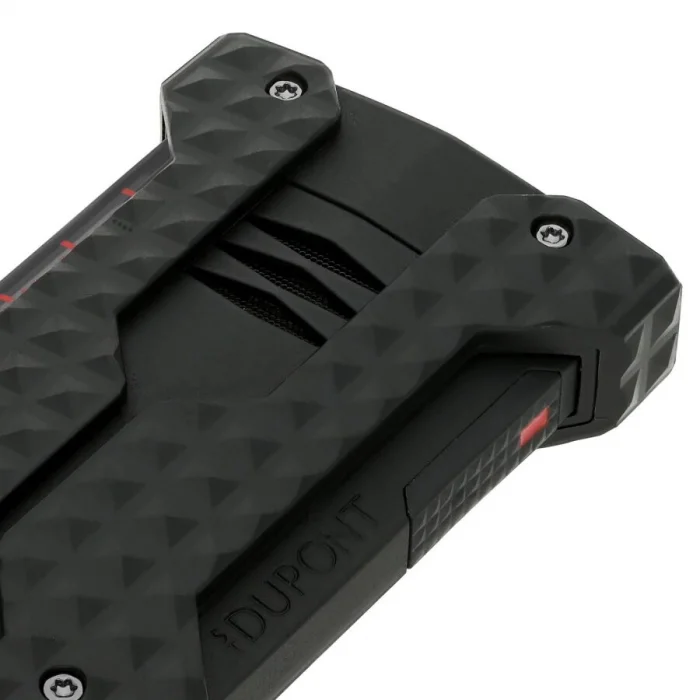 Windproof Rüzgar Geçirmez Puro Çakmak ve Kesici Seti Siyah
