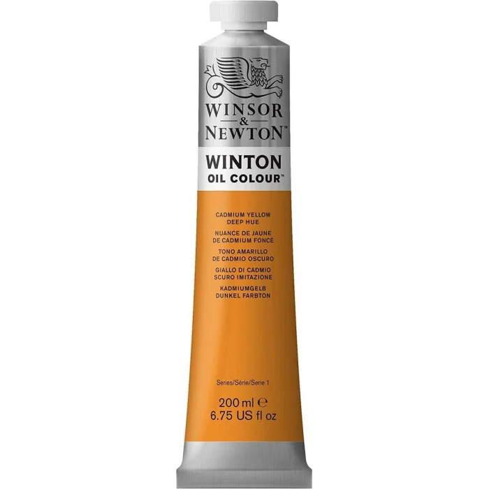 Winsor & Newton Winton Yağlı Boya 200 ml. 46 Cadmium Yellow Deep Hue