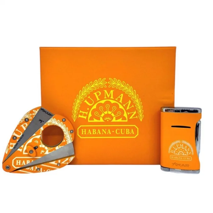 Xikar H.Upmann Sarı Puro Çakmağı ve Kesici Seti