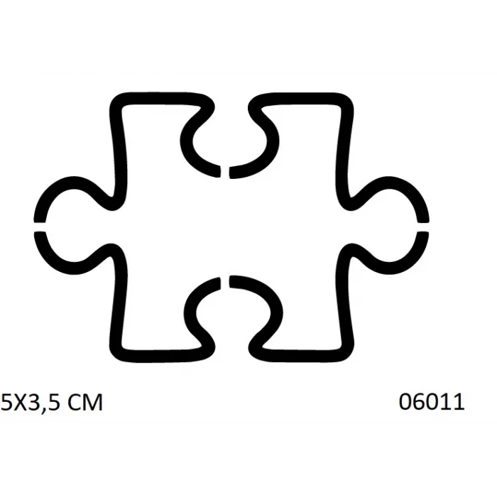 Yapboz Puzzle 1 Geçici Dövme Şablonu