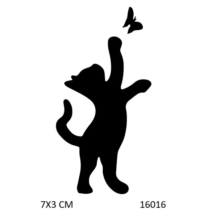 Yavru Kedi Geçici Dövme Şablonu
