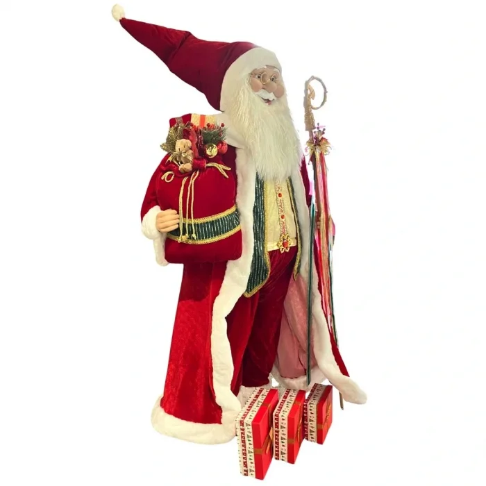 Yılbaşı Dekoratif Gerçek Görünümlü Noel Baba 180 cm