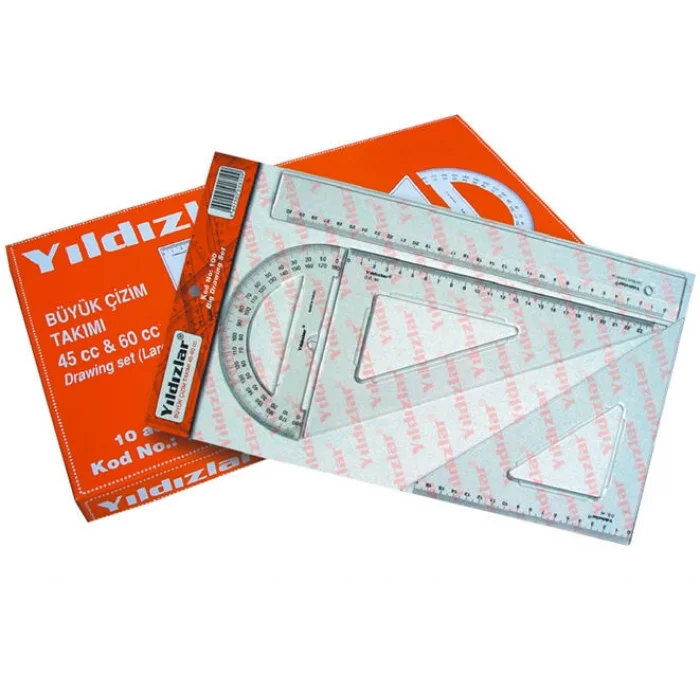 Yıldızlar Plastik Büyük Çizim Takımı