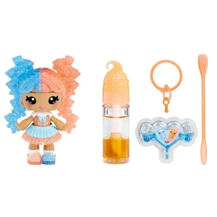 Yummiland Gwen Gummybear Bebeği ve Dudak Parlatıcısı Gizemli Renk Serisi