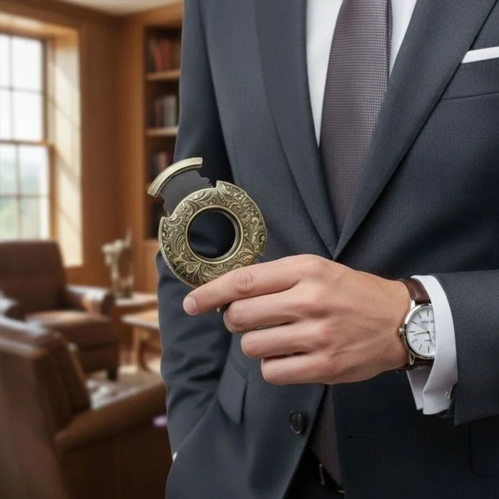 Yuvarlak Model Metal Puro Kesici Gold 66 Ring